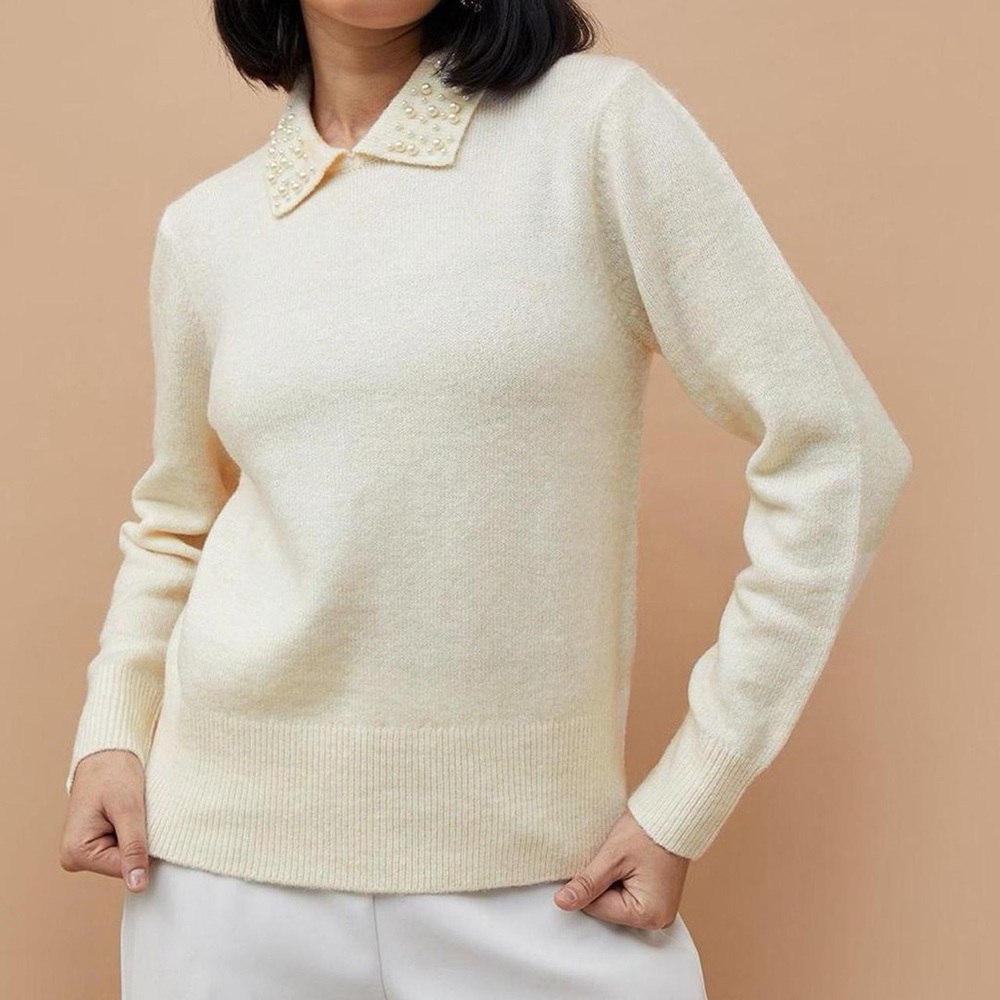 Pearl Embellished Sweater